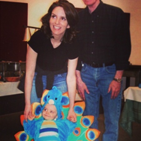 Alice Zenobia Richmond as a child with her mother Tina Fey.